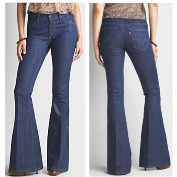 levi's orange tab bell bottoms